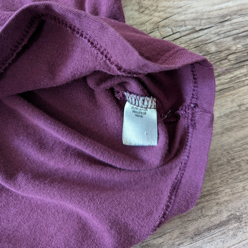 PINK Victoria's Secret - Maroon 3/4 Dolman Sleeve Top Sz XS - Picture 8 of 10